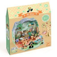 DIY κατασκευάζω και χρωματίζω κουκλόσπιτο-βαλιτσάκι "Olive"